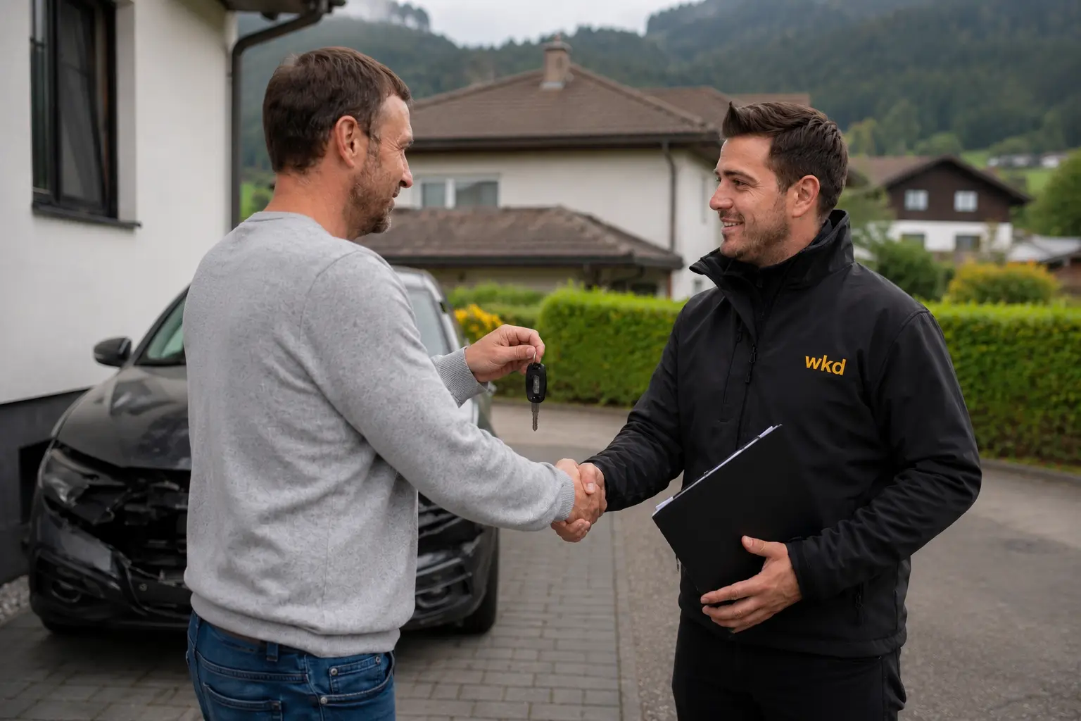 Übergabe & sofortige Zahlung